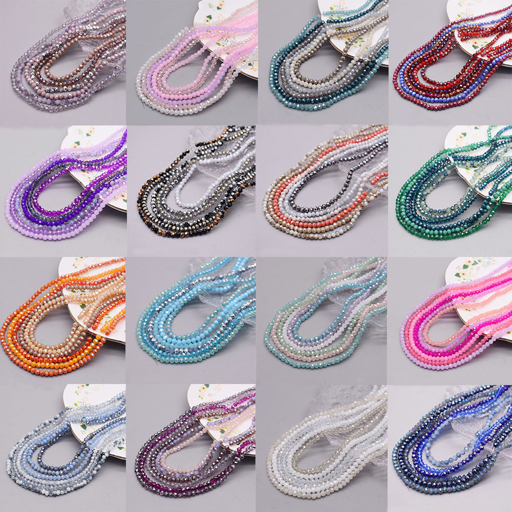 Color Scheme 6 strand/bag 4mm  - Glass Seed Beads 2Mm Jewelry Making ulasan dan harga