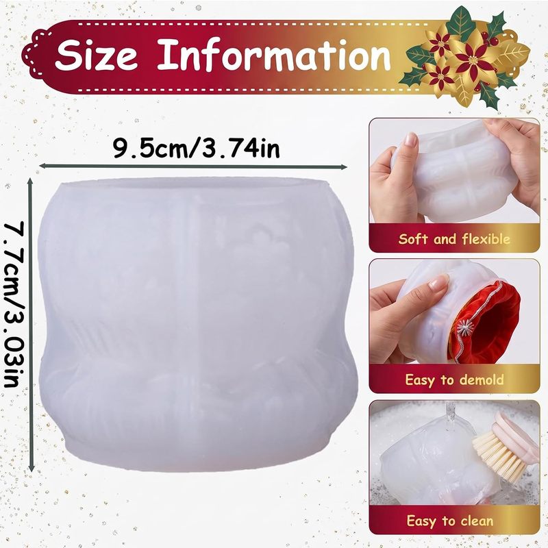 1Christmas-themed epoxy resin  - Silicone Epoxy Resin Molds Set ulasan dan harga