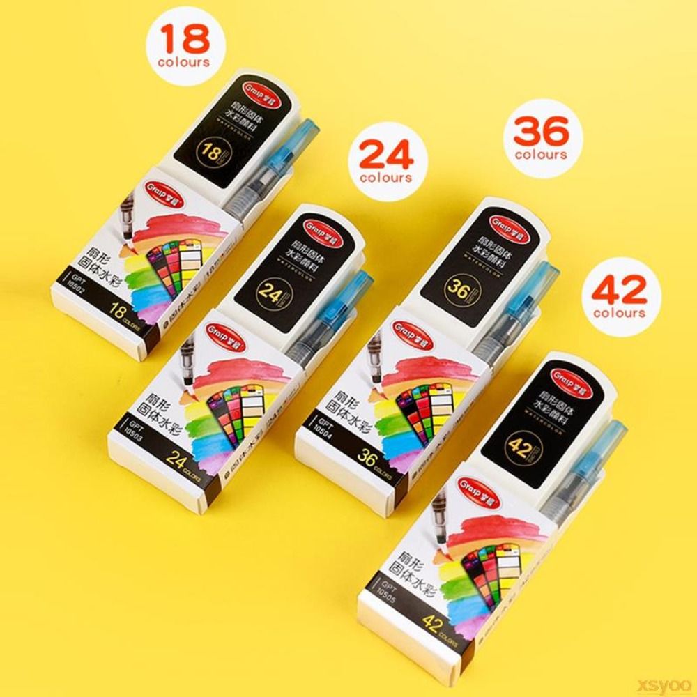 Folding Watercolor Paint Set w - Watercolor Paint Set Solid Pigment ulasan dan harga