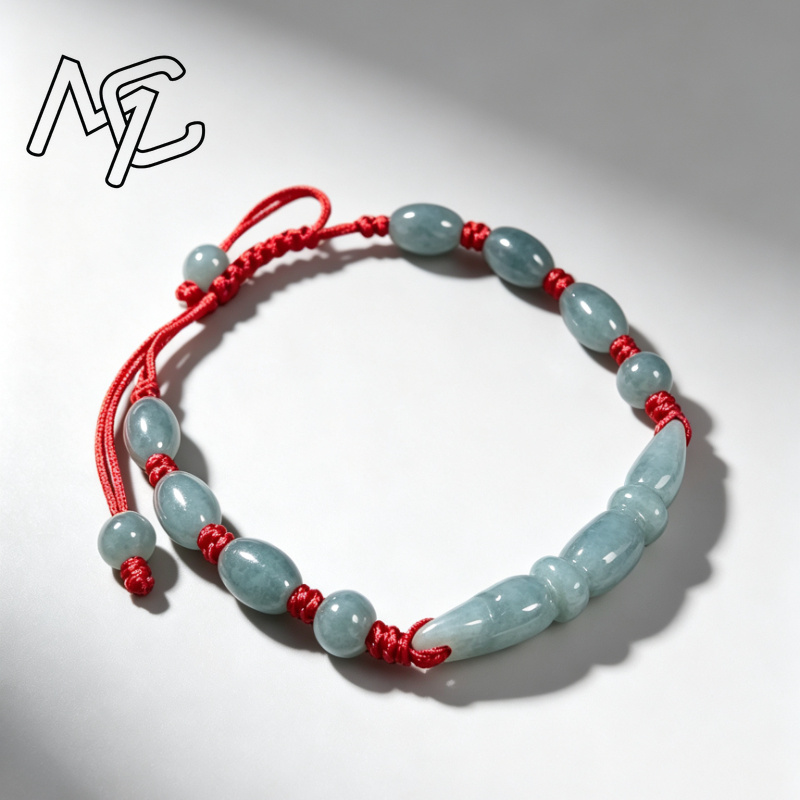 Natural Blue water Jade Burma  - Beading ulasan dan harga
