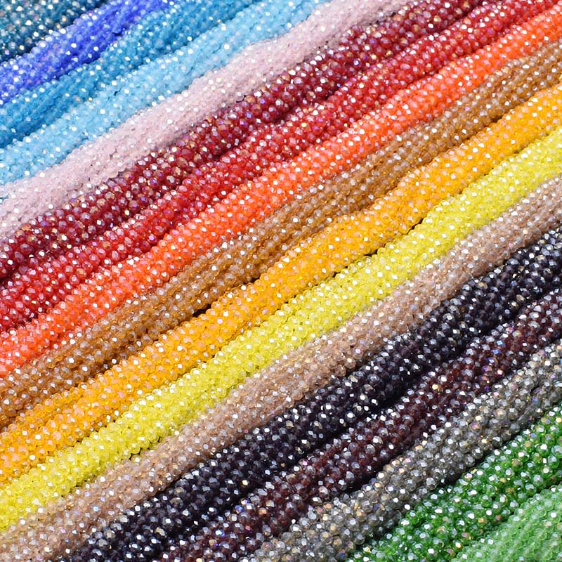 Plating AB Color Transparent S - Glass Seed Beads 2Mm Jewelry Making ulasan dan harga